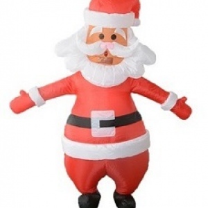 Надувной костюм Дед Мороз